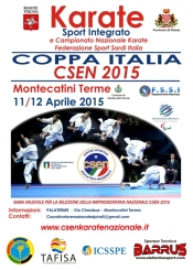 COPPA ITALIA CSEN 2015 KARATE & SPORT INTEGRATO